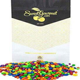 SweetGourmetレインボーキャンディーコーティングチョコレートヒマワリの種| コーシャ| 1ポンド SweetGourmet Rainbow Candy Coated Chocolate Sunflower Seeds | Kosher | 1 pound
