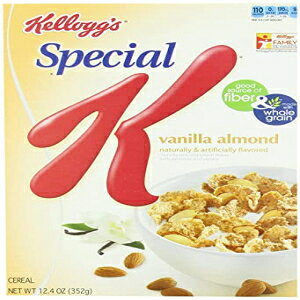 ケロッグのスペシャルKシリアル、バニラアーモンド、12.4オンス（4個入り） Kellogg's Special K Cereal, Vanilla Almond, 12.4 Ounce (Pack of 4)