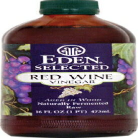 Eden Foods 厳選赤ワインビネガー -- 16 液量オンス - 2 個 Eden Foods Selected Red Wine Vinegar -- 16 fl oz - 2 pc