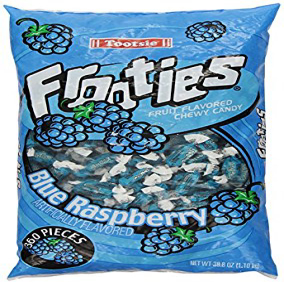Frooties 360ピースバッグブルーラズベリー（正味重量38.8オンス）（2袋） Frooties 360 Piece Bag Blue Raspberry (Net Wt. 38.8oz.) (2 Bags)