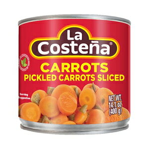 La Costena XCXjWsNXA14.1 IX (12 pbN) La Costena Sliced Pickled Carrots, 14.1 Ounce Can (Pack of 12)