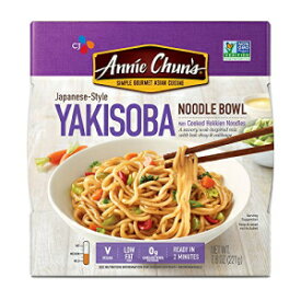 アニー・チュンの焼きそばヌードルボウル、非遺伝子組み換え、ビーガン、7.8オンス、6個パック Annie Chun's Yakisoba Noodle Bowl, Non-GMO, Vegan, 7.8 Ounce, Pack of 6