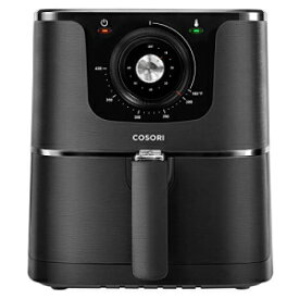 COSORI Air Fryer (Recipes Included), Large Oilless Oven Cooker with 8 Cooking Guide, Deluxe Temperature Control, Nonstick Basket, ETL Listed, 5.8QT, Knob-BLACK