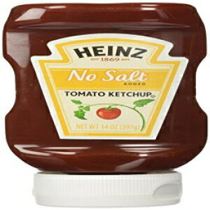 ハインツ無塩トマトケチャップ、14オンス（2パック） Heinz No Salt Added Tomato Ketchup, 14 Ounces (Pack of 2)