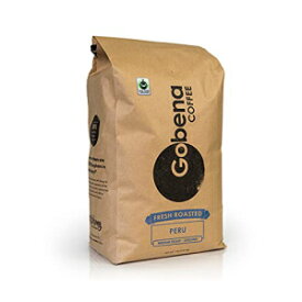 フェアトレード認定ペルー挽き 5 ポンドフレッシュローストスペシャルティコーヒーミディアムロースト、100% アラビカコーヒー、80 オンス、5 ポンド、バルクコーヒー Fair Trade Certified Peruvian Ground 5 lb. Fresh Roasted Specialty Coffee Medium