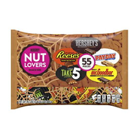 ハーシーのナッツラバーズチョコレートキャンディーの品揃え、スナックサイズ、55個 HERSHEY'S Nut Lovers Chocolate Candy Assortment, Snack Size, 55 Pieces