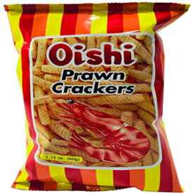 大石海老せんべい オリジナルフレーバー 2.12オンス 4個パック Oishi Prawn Crackers Original Flavor 2.12oz Pack of 4