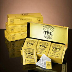 TWG ロイヤル ダージリン - コットン ティーバッグ 15 個 (FTGFOP1、紅茶ブレンド ティーバッグ) TWG ROYAL DARJEELING - 15 Cotton Tea Bags (FTGFOP1, Black Teas Blends Tea Bags)