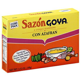 ゴヤ サゾン アザフラン エコノパック 3.52 オンス (2 個パック) Goya Sazon Azafran Econopak 3.52 OZ(Pack of 2)