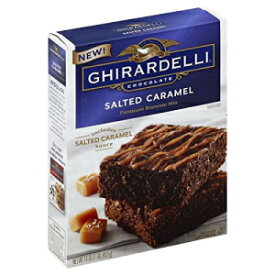 ギラデリチョコレートソルトキャラメルブラウニーミックス16オンス（2パック） Ghirardelli Chocolate Salted Caramel Brownie Mix 16 oz ( 2 Pack)