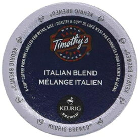 ティモシーズワールドコーヒー イタリアンブレンド Kカップコーヒー Timothy's World Coffee Italian Blend K-Cup Coffee