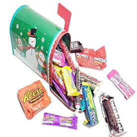 ハッピーホリデー〜いっぱいのメールボックス缶を扱う〜ホリデーキャンディーの品揃えでいっぱい Celebrate the Occasion Happy Holidays ~ Treat Filled Mailbox Tins ~ Filled with an Assortment of Holiday Candies
