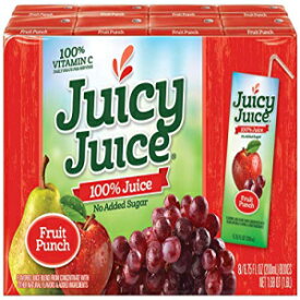 ジューシー ジュース フルーツ ポンチ シングルサーブ ボックス、54 液量オンス -- 1 ケースにつき 4 個。 Juicy Juice Fruit Punch Single Serve Box, 54 Fluid Ounce -- 4 per case.