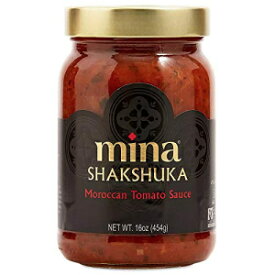 Mina Shakshuka Tomato Sauce, Savory Marinara Sauce Crafted with Moroccan Herbs and Spices, Perfect as Pasta Sauce, Keto Food, No Sugar Added (16 Ounces)