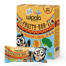 Wipala KIDS フルーティー バー USDA オーガニック ヘルシー (ゴールデンベリーとブロッコリー) Wipala KIDS Fruity Bars USDA Organic Healthy (Goldenberry and Broccoli)