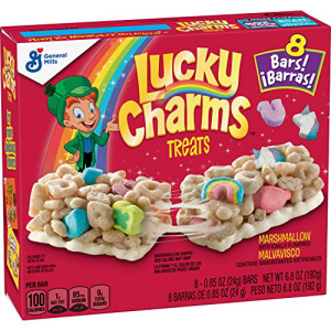 【人気商品！】 Lucky Charms Marshmallow Treats 8 驚きの値段 oz Cereal Bars ct 6.8