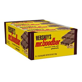 ハーシーのMR. GOODBAR ピーナッツキャンディ入りチョコレート、ホリデー、1.75 オンスバー (36 カラット) HERSHEY'S MR. GOODBAR Chocolate with Peanuts Candy, Holiday, 1.75 oz Bars (36 ct)