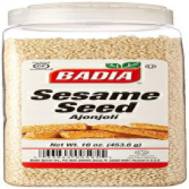 Badia 殻付き胡麻 16 オンス Badia Sesame Seed Hulled 16 oz
