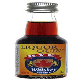 リカークイック ナチュラル ウイスキー/バーボン エッセンス 20 mL (カナディアン ライ ウイスキー) Liquor Quik Natural Whiskey/Bourbon Essence, 20 mL (Canadian Rye Whiskey)