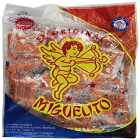 Miguelito Chamoy Chilito EnPolvoメキシカンキャンディーチリパウダー100個密封 Miguelito Chamoy Chilito En Polvo Mexican Candy Chili Powder 100 Pieces Sealed