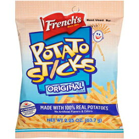 フレンチ オリジナル ポテト スティック、2.25 オンス (12 個パック) French's Original Potato Sticks, 2.25 OZ (Pack of 12)