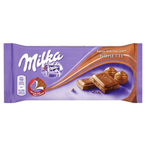ミルカノイゼットチョコレートブロック（100g） Milka Noisette Chocolate Block (100g)