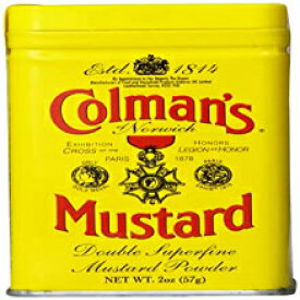 2オンス（1パック）、マスタード、コールマンズドライマスタード、2オンス 2 Ounce (Pack of 1), Mustard, Colman's Dry Mustard, 2 oz