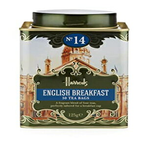 ハロッズロンドン。No. 14、イングリッシュブレックファースト50ティーバッグ125g 4.4oz GIFT TINCADDYセラー商品IDHD2USA在庫 Harrod's Harrods London. No. 14, English Breakfast 50 Tea Bags 125g 4.4oz GIFT TIN CADDY Seller Pr