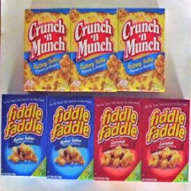 Fiddle Faddle Crunch'n MunchBundle-合計7ボックス Conagra Foods Inc Fiddle Faddle Crunch 'n Munch Bundle - total 7 boxes