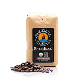 Chesapeake Bay Roasting Company, River’s Edge, Medium Dark Roast, Whole Bean Coffee, Maryland USDA Certified Organic, Fair Trade, 12oz Resealable Bag
