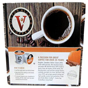Victor Allen R[q[VOT[u K JbvApvLXpCXA42  Victor Allen Coffee Single Serve K-Cup, Pumpkin Spice, 42 Count