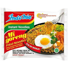 インドミーミーゴレン 即席炒め麺 ハラール認証 オリジナル味 (5個入) Indomie Mi Goreng Instant Stir Fry Noodles, Halal Certified, Original Flavor (Pack of 5)