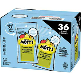 Mott's Fruit Flavored Snacks 36 X 2.5 Oz Net Wt (90 Oz),