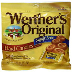 Werther's オリジナル シュガーフリー ハード キャンディー 1.46 オンス (3 パック) Werther's Original Sugar Free Hard Candies 1.46 Oz (3 Pack)