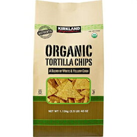 カークランド オーガニック トルティーヤチップス 1.13 kg (2.5 ポンド) Kirkland Organic Tortilla Chips 1.13 kg (2.5 lbs)
