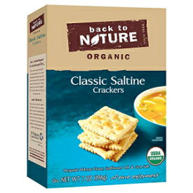 バック・トゥ・ネイチャー オーガニック クラシック ソルティン クラッカー、7 オンス (6個入り) Back to Nature Organic Classic Saltine Crackers, 7 oz. (Pack of 6)