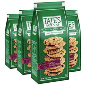テイトズ ベイク ショップ オートミール レーズン クッキー、クッキー、4 - 7 オンス バッグ Tate's Bake Shop Oatmeal Raisin Cookies, Cookies, 4 - 7 oz Bags