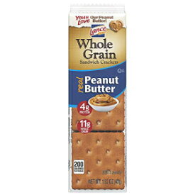 ランス 全粒ピーナッツバタークラッカー - 8個入り個別パック3箱 Lance Whole Grain Peanut Butter Crackers - 3 Boxes of 8 Individual Packs