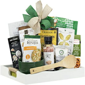 Wine Country Gift Baskets の Get Well Soon Soup のギフトセット。 Get Well Soon Soup's On Gift Set by Wine Country Gift Baskets.