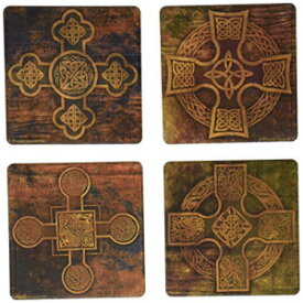 ケルト十字吸収コースター CoasterStone Celtic Crosses Absorbent Coasters