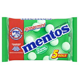 オリジナル メントス スペアミント チューイー キャンディ スイーツ パック イギリスから輸入 Original Mentos Spearmint Chewy Candy Sweets Pack Imported From The UK England