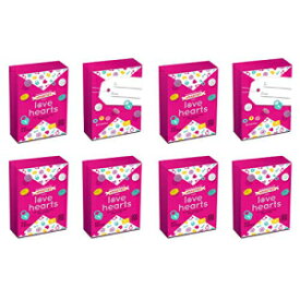 Smarties (1) セット 8 ミニボックス ラブ ハート バレンタインデー キャンディ - 脂肪、ピーナッツ、グルテンフリー - 各 0.9 オンス / 合計 7.2 オンス Smarties (1) Set 8 Mini Boxes Love Hearts Valentine's Day Candy - Fat, Pe