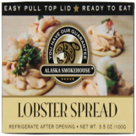 アラスカ スモークハウス ロブスター スプレッド 3.25 オンス ボックス Alaska Smokehouse Lobster Spread 3.25 Ounce Box