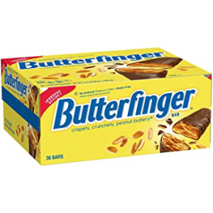 バターフィンガーシングル キャンディーバー 36個入り 最大72％オフ！ Butterfinger 超定番 Single of Bars 36 Candy Pack