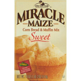 ミラクル メイズ コーン ブレッド & マフィン ミックス、スイート、18 オンス (12 個パック) Miracle Maize Corn Bread & Muffin Mix, Sweet, 18 oz (Pack of 12)