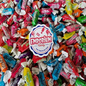 各種TootsieFrooties-冷蔵庫用マグネット付き1.5ポンドのおいしい各種バルクラップキャンディー Emporium Candy Assorted Tootsie Frooties - 1.5 lbs of Delicious Assorted Bulk Wrapped Candy with Refrigerator Magnet