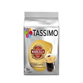 Tassimo Marcilla Cafe LargoラージブレックファーストコーヒーカプセルTディスク5パック、80ドリンク Tassimo Marcilla Cafe Largo Large Breakfast Coffee Capsules T-Discs 5 Pack, 80 Drinks