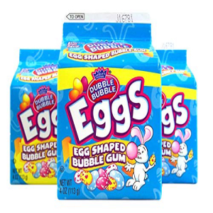 ダブルバブルイースターキャンディバブルガムエッグ、4オンスカートン、3パック Dubble Bubble Easter Candy Bubble Gum Eggs, 4 oz Carton, Pack of 3