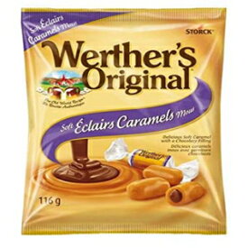 ヴェルタースオリジナルのソフトエクレアキャラメルキャンディー、116g / 4.1oz、（カナダから輸入） Werther's Original Soft Eclairs Caramel Candies, 116g/4.1oz, (Imported from Canada)