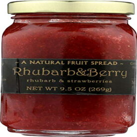 Mountain Fruit Company ルバーブ & ベリー - ルバーブ ストロベリー ジャム (9.5 オンス) Mountain Fruit Company Rhubarb & Berry - Rhubarb Strawberry Jam (9.5 Ounces)